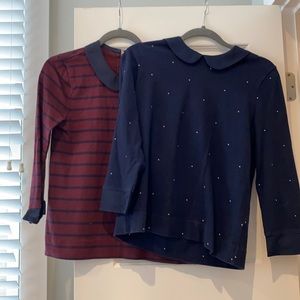 Pair of Jcrew tops